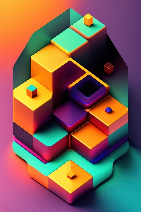 Adobe Ai Design, Nft Generator Ai, 3d, Square, Box, Cube