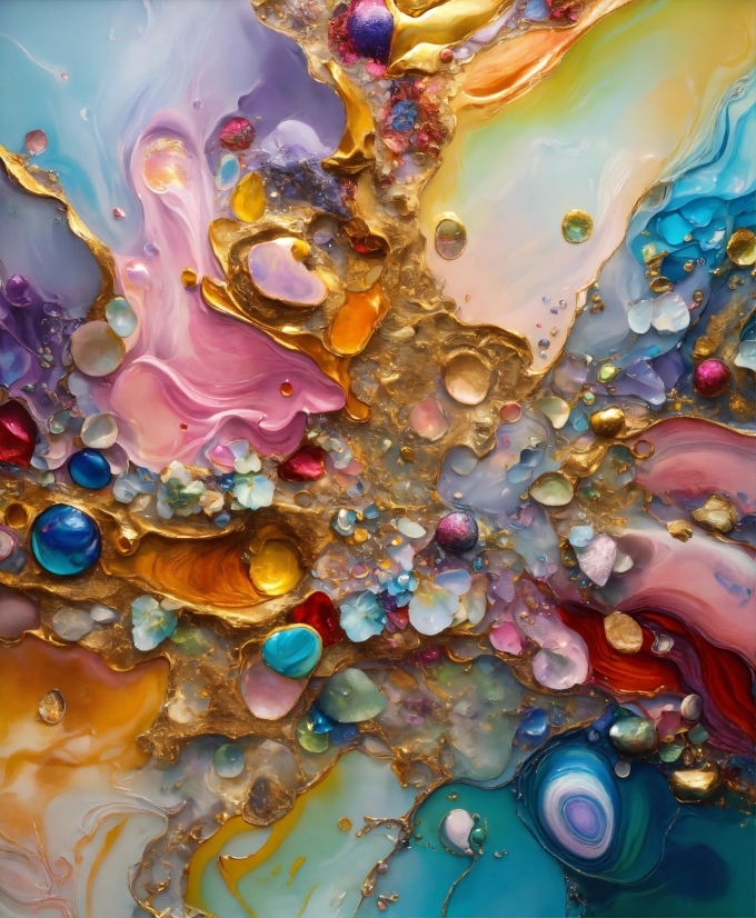 Adobe Stock Video Free Download, Liquid, Organism, Art, Paint, Circle