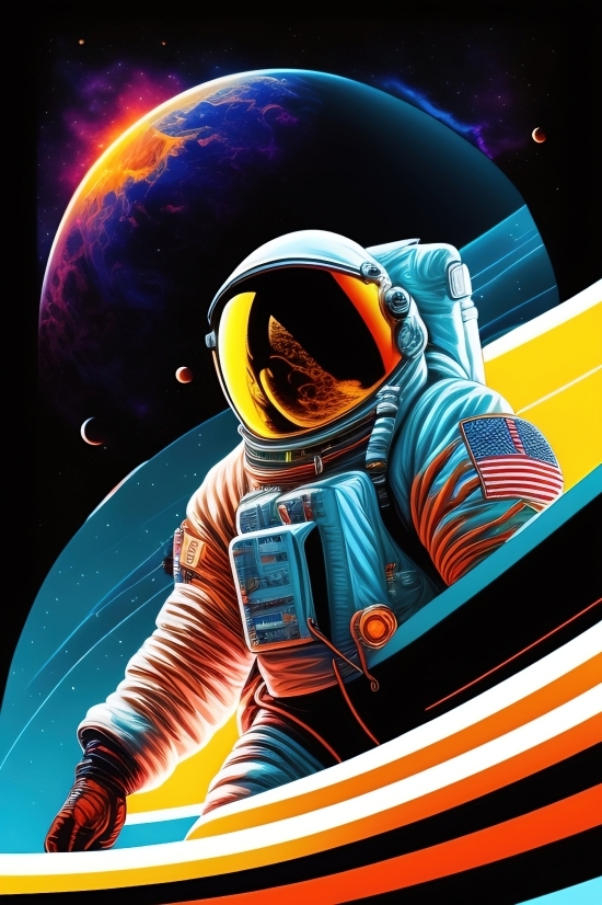 Ai Art Free, Best Chatbot, Astronaut, Park, Background, Silhouette