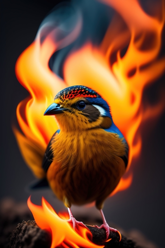 Ai Art Jason Allen, Ai Art Is Real Art, Heat, Blaze, Wing, Yellow