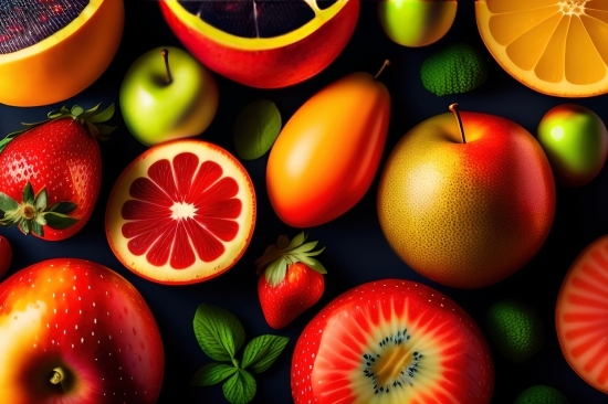 Ai Create Pictures, Best Text To Image Ai Generator, Vitamin, Fruit, Apple, Citrus