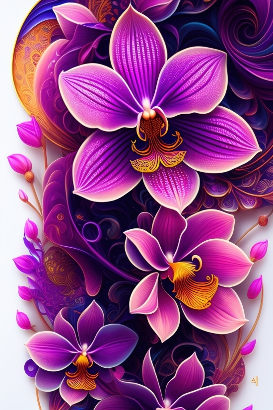 Ai Graphic Design Online, Text To Ai Image, Lotus, Pattern, Floral, Design