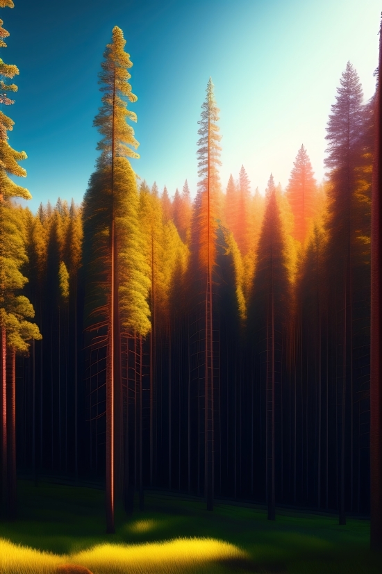 Ai Graphic Enlarger, Ai Graphic Design Reddit, Forest, Tree, Landscape, Trees