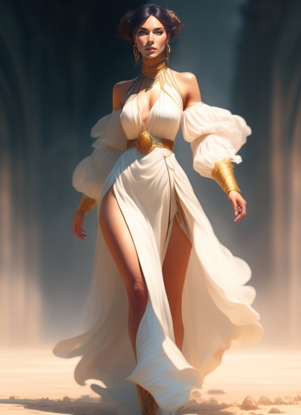 Ai In Business, Art Generator Ai, Bride, Attractive, Dress, Person