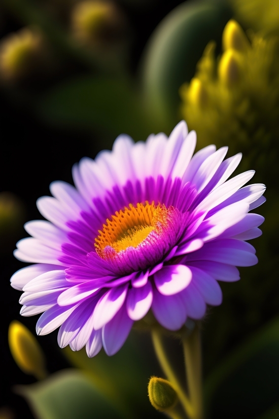 Ai Model Generating Images, Generate Pictures With Ai, Flower, Daisy, Petal, Pink