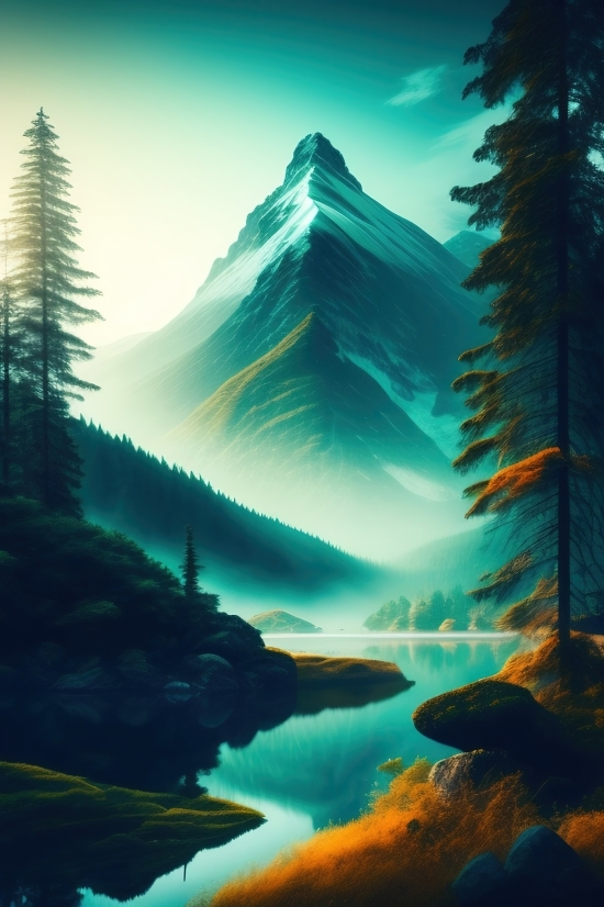 Ai Painting Generator Free Online, Ai Painting For Free, Palm, Beach, Tree, Sky