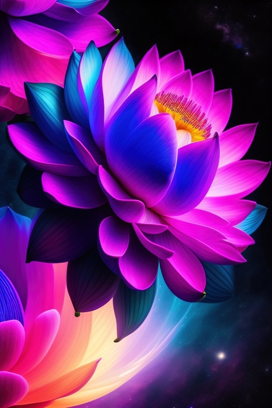 Ai Text To Image Free, Generate Ai Photos, Lotus, Pink, Design, Art