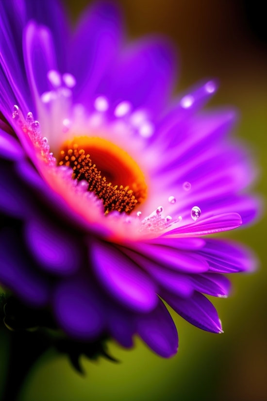 Ai That Expands Image, Ai Realistic Image Generator, Petal, Flower, Daisy, Pink