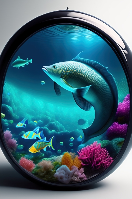 Ai Tool For Video Making, Ai Photo Creator, Aquarium, Digital, Planet, Space