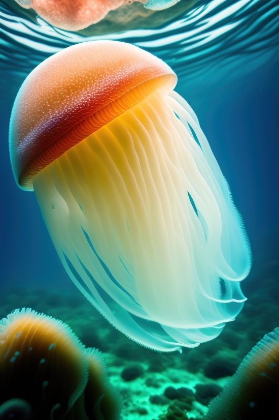 Ai Tools For Video, Image Ai Generator Free, Invertebrate, Jellyfish, Animal, Light