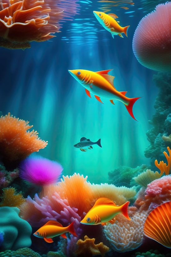 Ai Training Videos, Ai Ops, Anemone Fish, Underwater, Sea, Coral