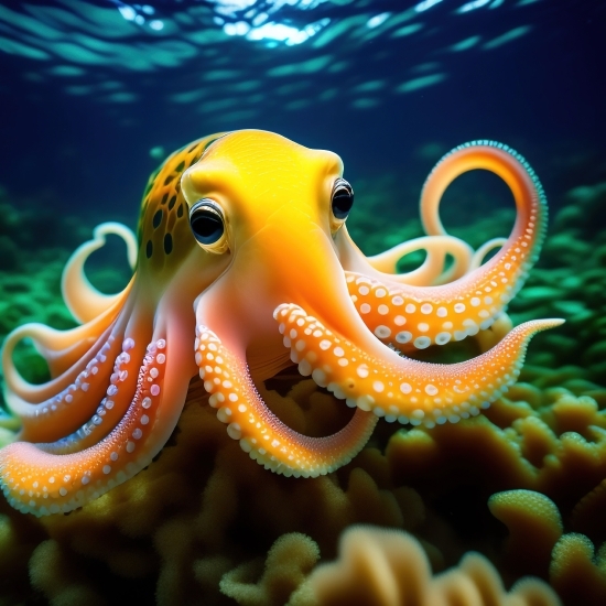 Ai Video Creating, Text To Image Generator Ai, Invertebrate, Animal, Sea, Underwater