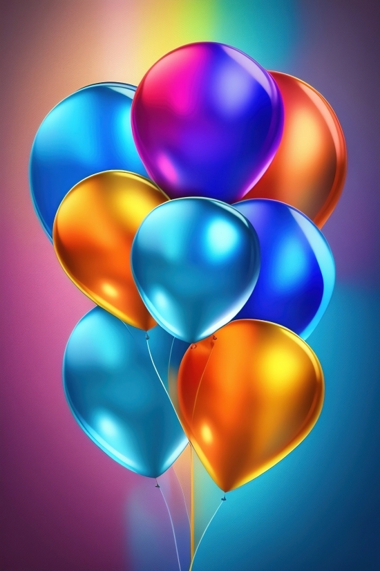 Al Generator Art, Graphic Design Ai Free, Oxygen, Celebration, Colorful, Balloon