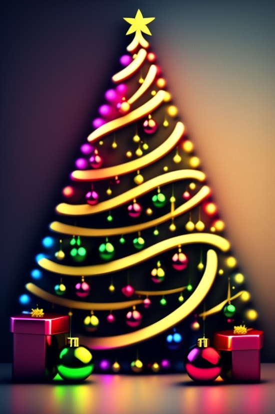 Animations In Powerpoint, Decoration, Celebration, Holiday, Tree, Card