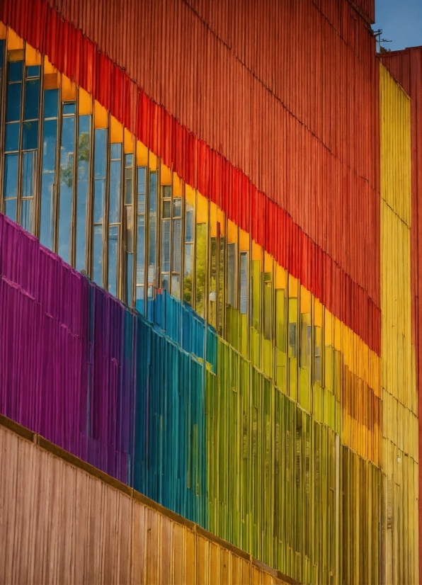 Art Stock Video, Colorfulness, Daytime, Rectangle, Orange, Wood