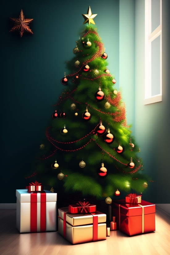 Background Motion, Decoration, Holiday, Tree, Winter, Celebration