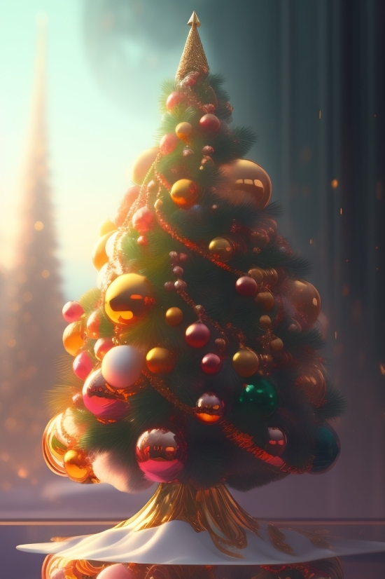 Backgrounds For Video, Decoration, Holiday, Celebration, Tree, Light