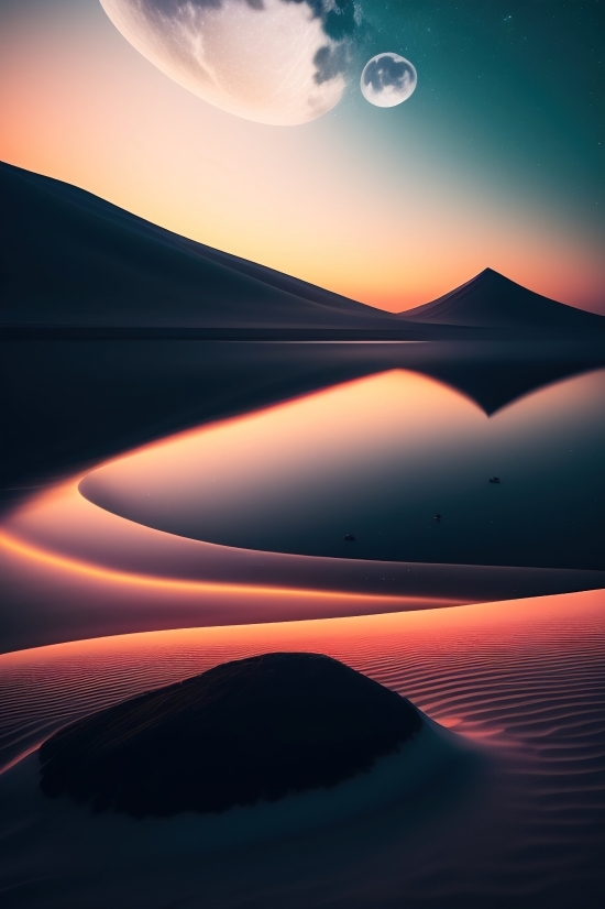 Best Ai Art Generators Free, Upscale Image Free Online, Dune, Desert, Sand, Landscape