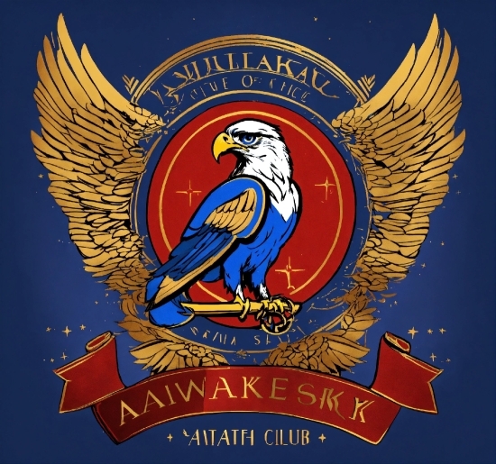 Bird, Vertebrate, Accipitridae, Badge, Crest, Emblem