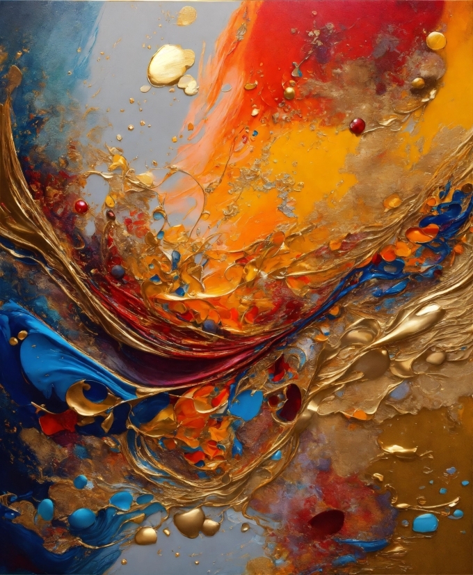 Black Screen Stock Footage, Liquid, Paint, Art Paint, Amber, Water