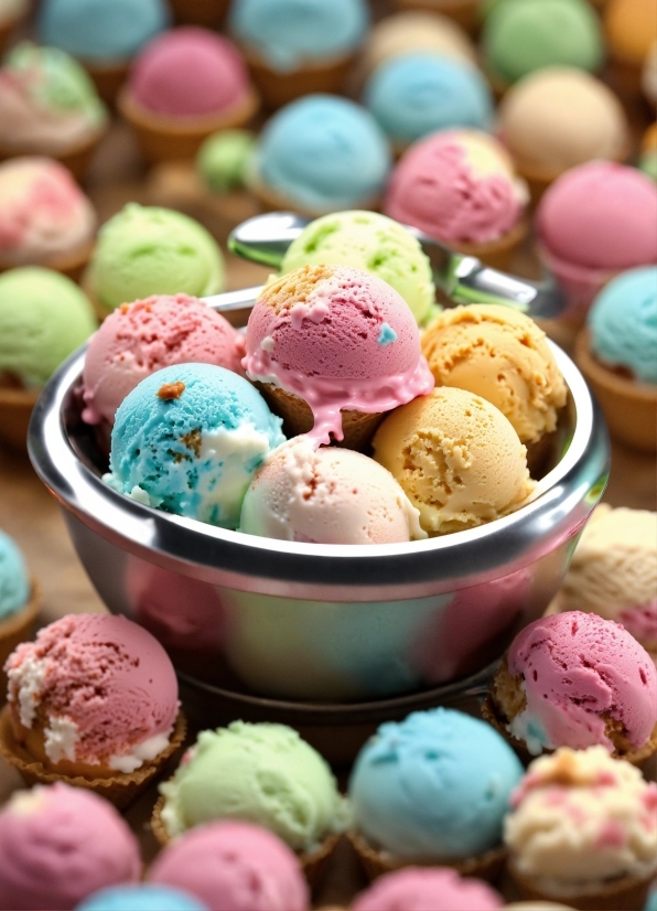 Bokeh Free Stock Footage, Dessert, Candy, Ice Cream, Food, Confectionery