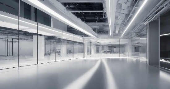 Building, Blackandwhite, Floor, Flooring, Fixture, Symmetry