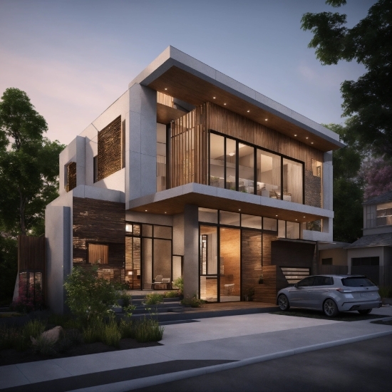 Building, Plant, Sky, Property, Car, Window