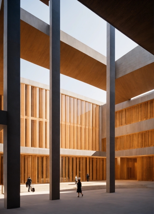 Building, Shade, Interior Design, Wood, Wall, Public Space