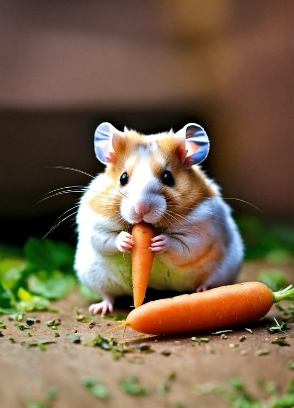 Carrot, Animal, Fur, Rodent, Mammal, Cute