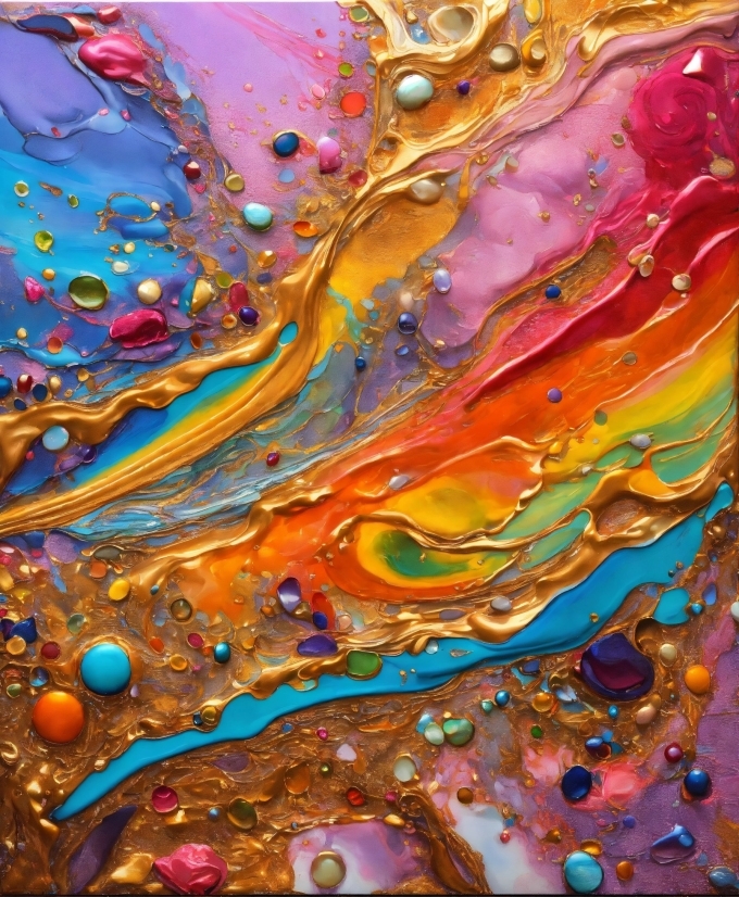 Colorfulness, Liquid, Paint, Orange, Fluid, Art