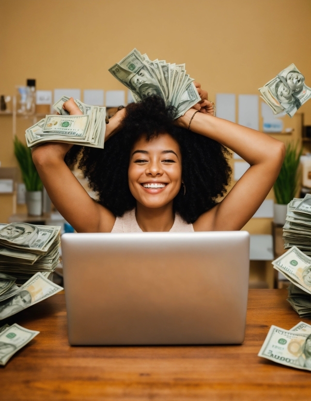 Completely Free Stock Footage, Smile, Table, Computer, Personal Computer, Laptop