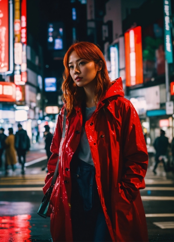 Concert Crowd Stock Footage, Trench Coat, Coat, Raincoat, Pretty, Attractive