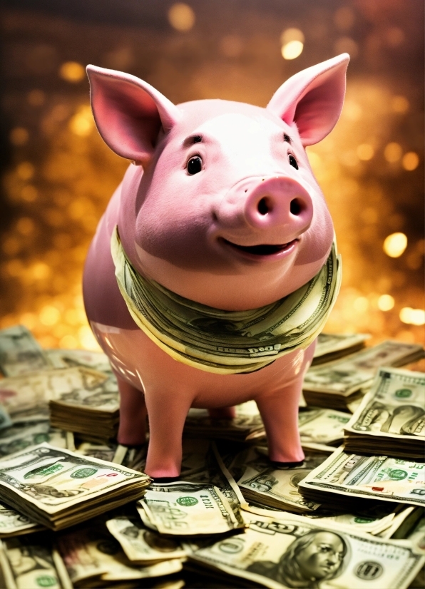 Copyright Video Free Download, Saving, Pink, Fawn, Piggy Bank, Snout