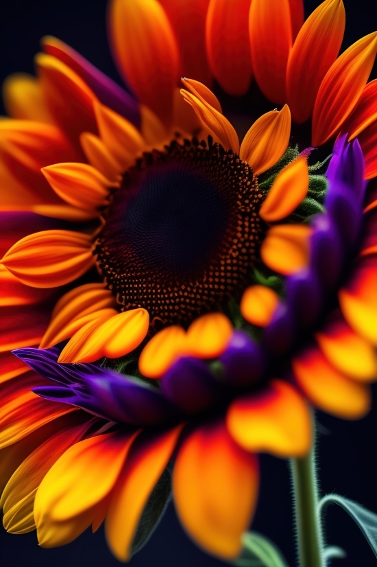 Create Ai Images From Text, Ml Ai, Petal, Sunflower, Flower, Yellow