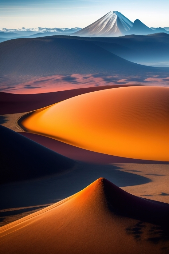 Dalle 2 Commercial Use, Dune, Desert, Landscape, Sunset, Sky