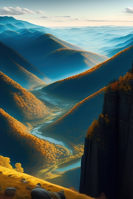 Dalle Photo Generator, Dalle Photo Generator, Canyon, Landscape, Ravine, Valley