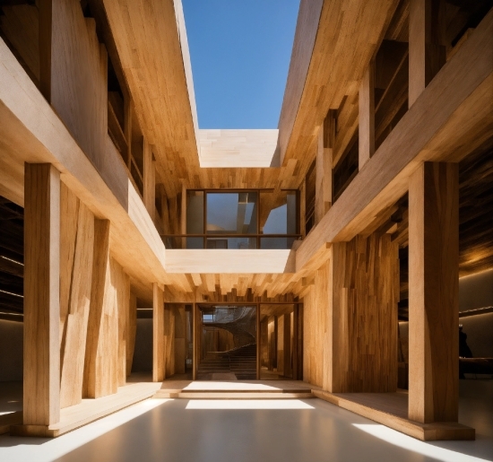 Daytime, Building, Sky, Window, Wood, Interior Design