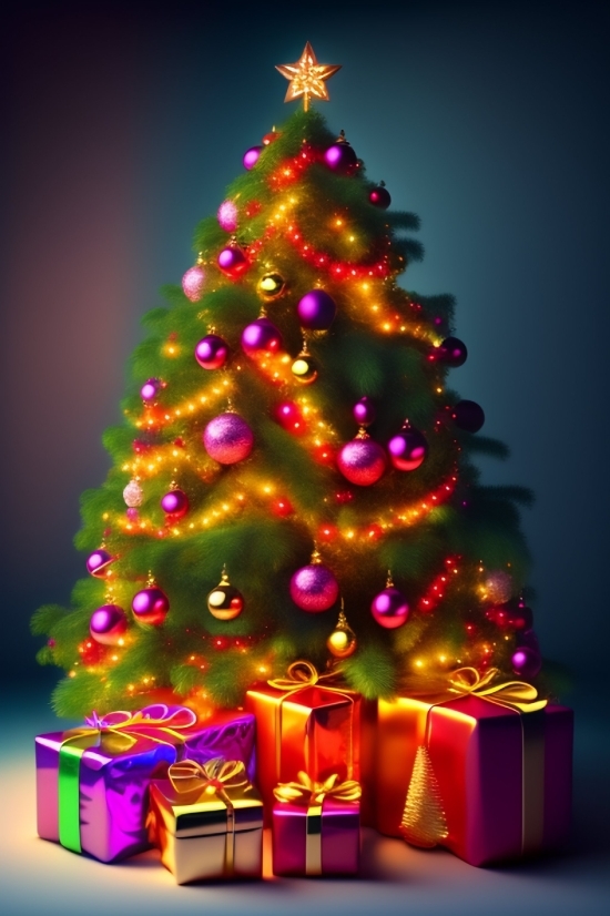 Decoration, Holiday, Star, Celebration, Winter, Tree