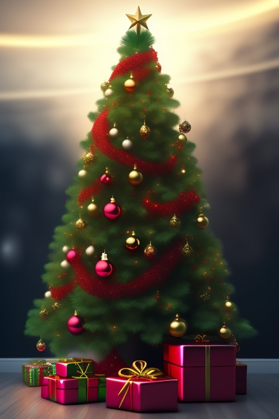 Decoration, Tree, Holiday, Celebration, Merry, Winter
