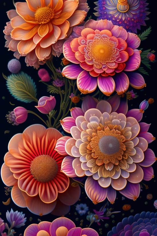 Deep Learning Ai, Imagen Ai, Flower, Floral, Pattern, Petal