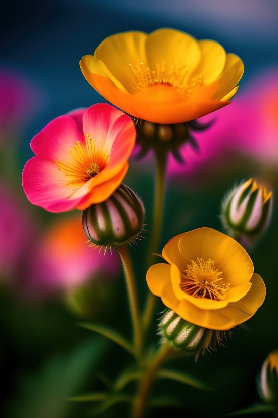 Deep Mind, Ai Model Generating Images From Any Prompt, Pollen, Flower, Tulip, Spring