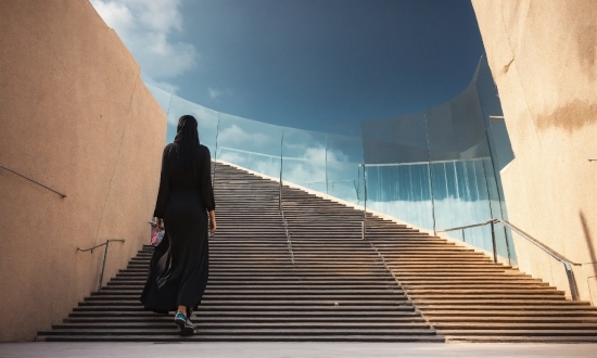 Desert Stock Video, Sky, Cloud, Stairs, Grey, Tints And Shades