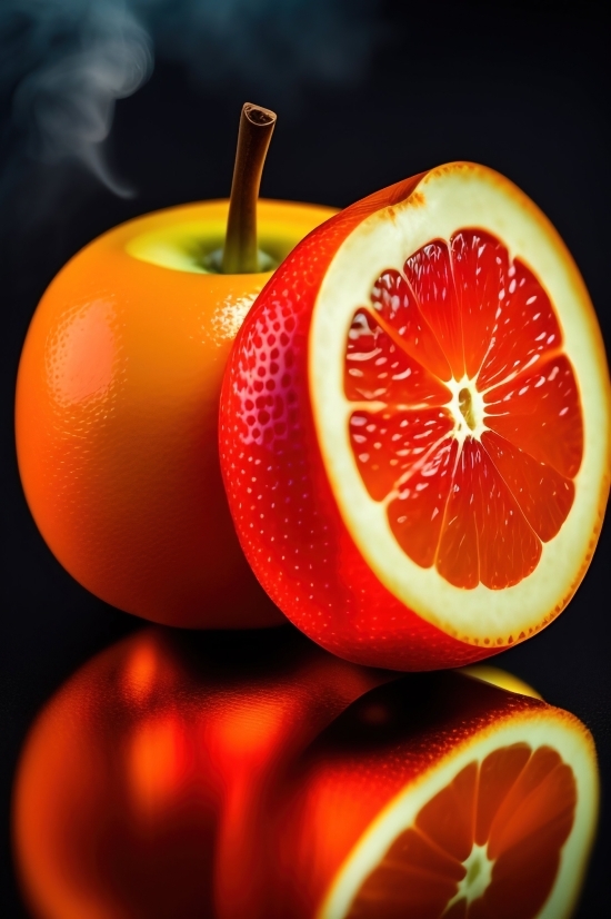 Digital Ai Art Generator, Best Ai Tool For Logo Design, Grapefruit, Citrus, Fruit, Vitamin