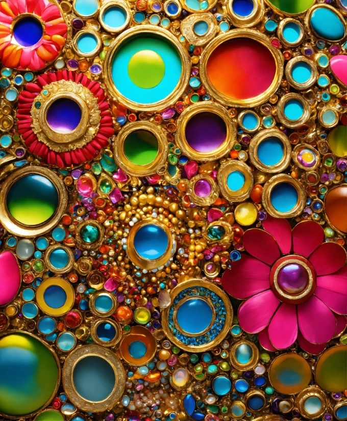 Digital Video Animation, Colorfulness, Art, Circle, Pattern, Symmetry