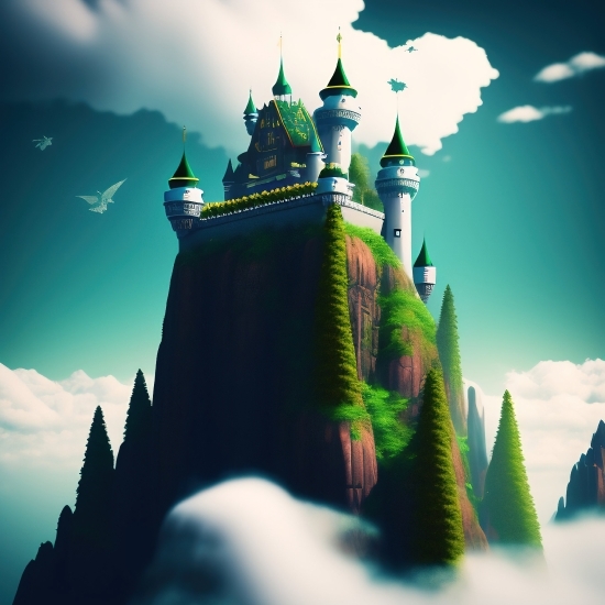 Dream Art Creator, Dream Art Creator, Castle, Palace, Fortification, Sky