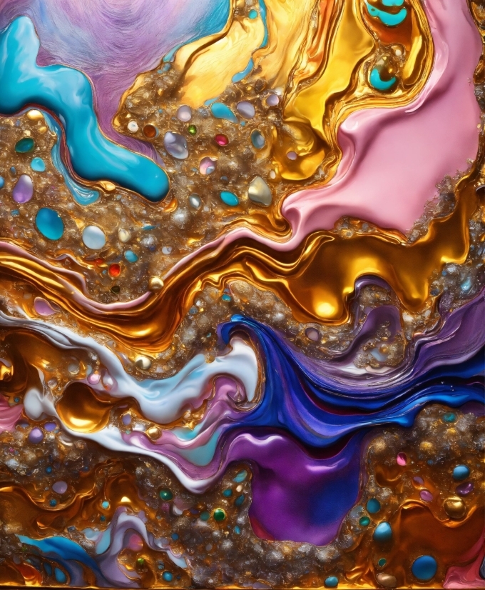 Earth Free Stock Video, Liquid, Fluid, Purple, Organism, Art