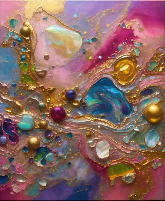 Earth Stock Video, Liquid, Fluid, Art Paint, Organism, Paint