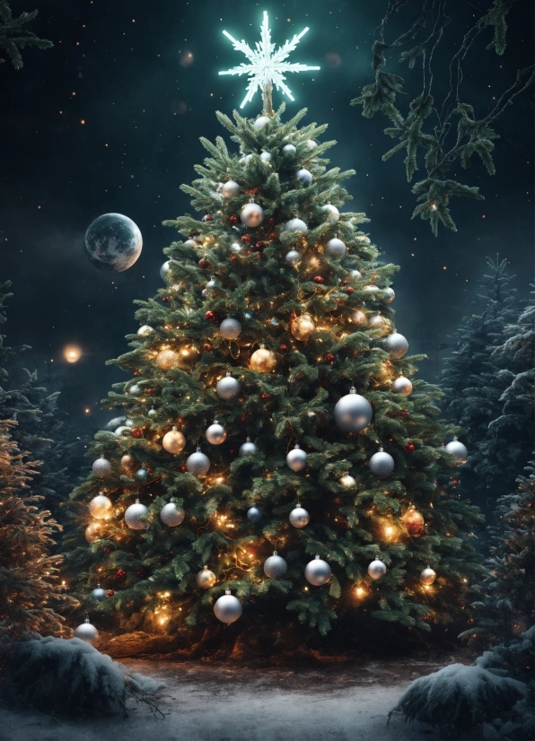 Fir, Decoration, Holiday, Tree, Celebration, Animal