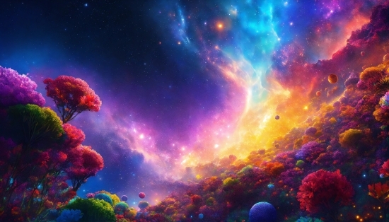 Fog Free Footage, Atmosphere, World, Nebula, Sky, Purple