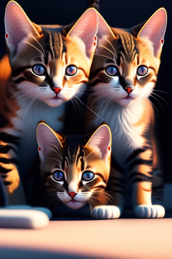 Free Ai Image Enhancer, Kitty, Cat, Feline, Kitten, Pet